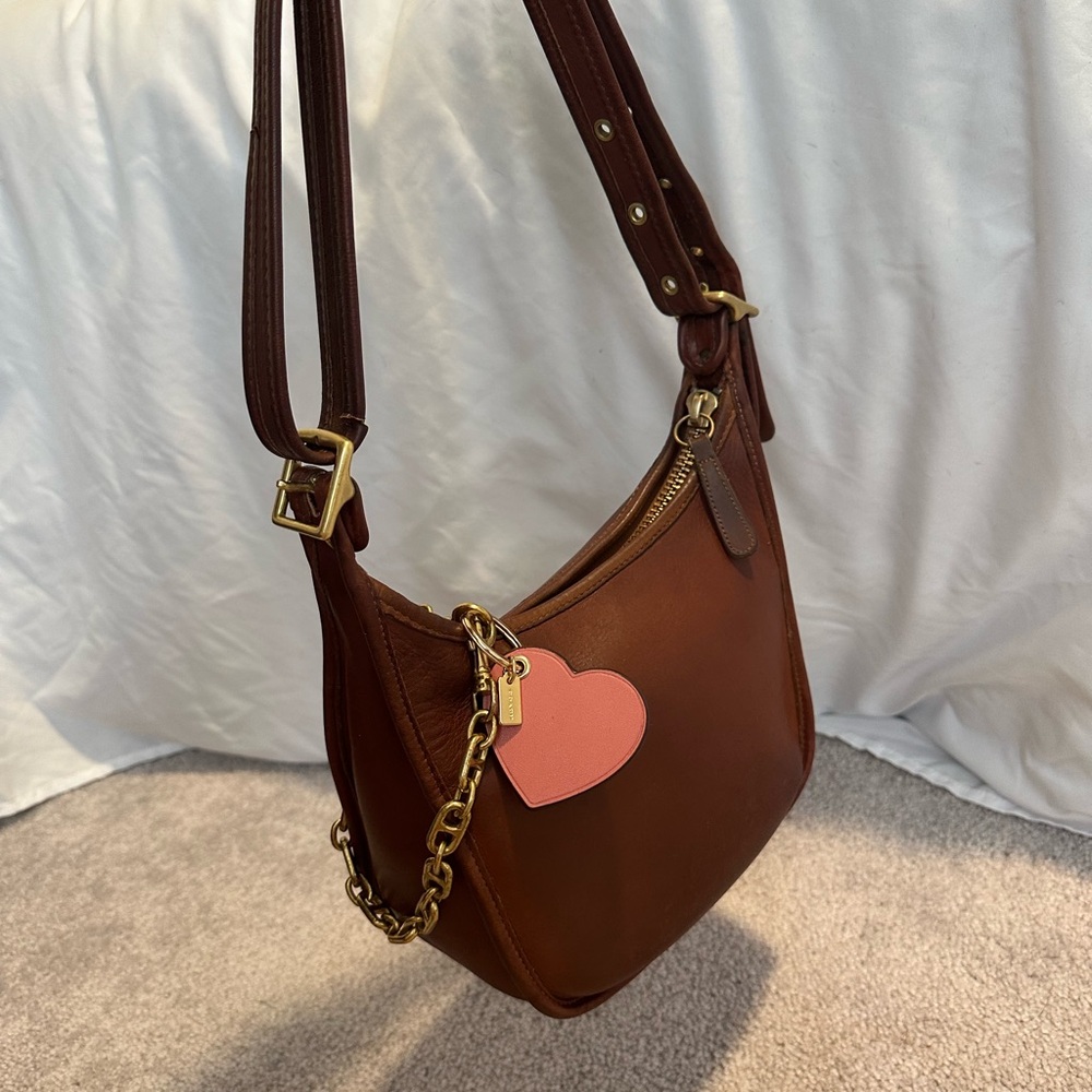 SOLD Vintage coach Janice bag in British tan